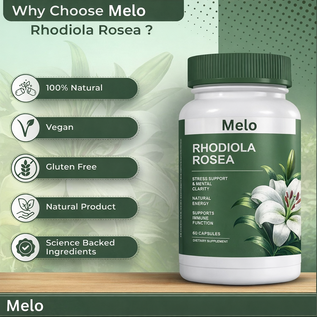 Rhodiola Rosea Extract for Stress, Energy & Focus