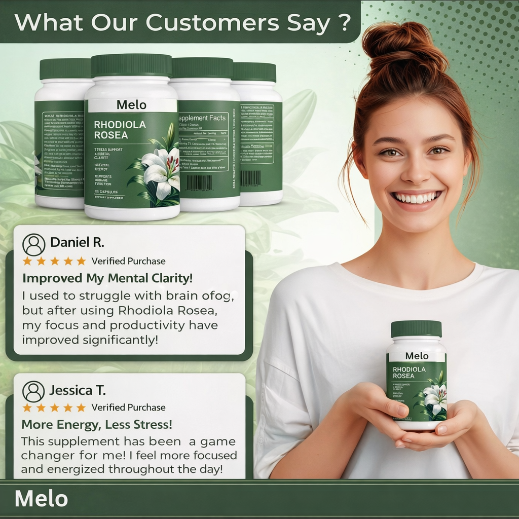 Rhodiola Rosea Extract for Stress, Energy & Focus